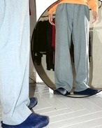 ~70s Unknown Wool Wide Slacks