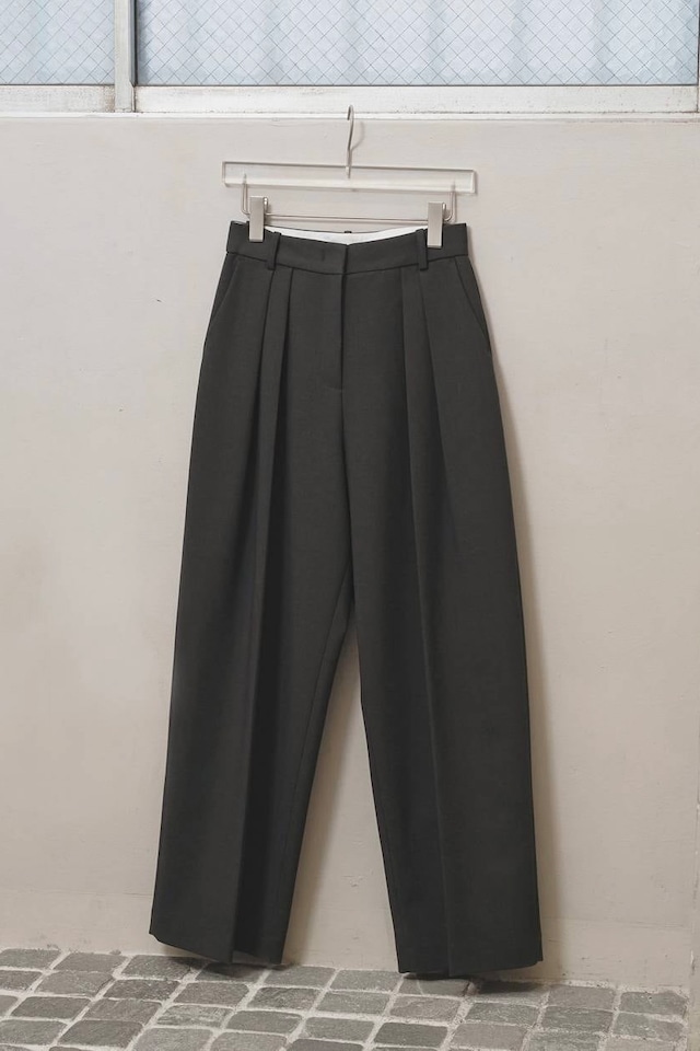 TODAYFUL  Bonding Wide Trousers  ボンディングワイドトラウザーズ　Charcoal Gray