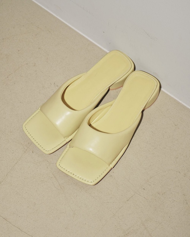 TODAYFUL　Square Padded Sandals スクエアパデットサンダル　Olive