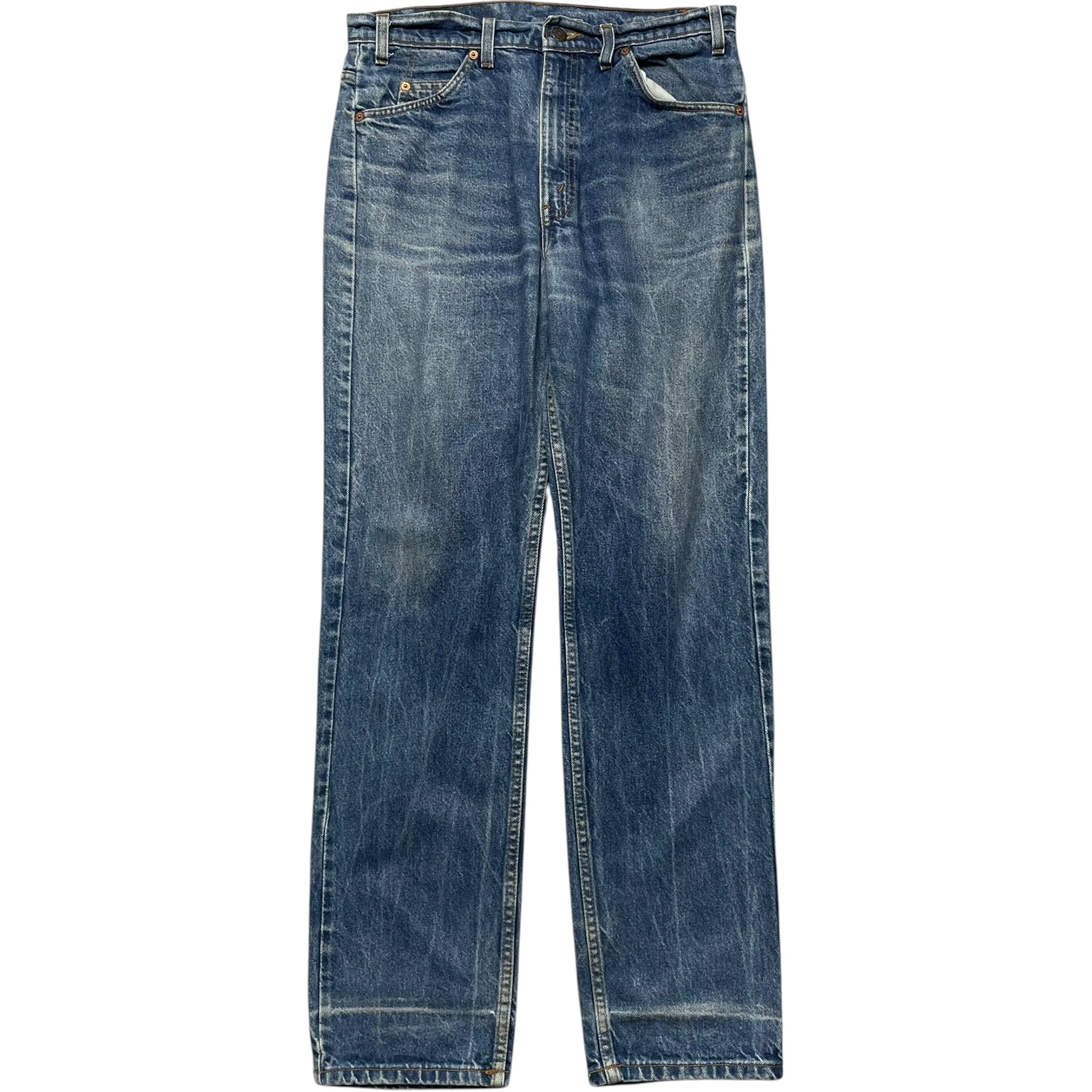 《実寸 W33L32》Levi's リーバイス デニムパンツ 505 テーパード 90年代 vintage no.6685