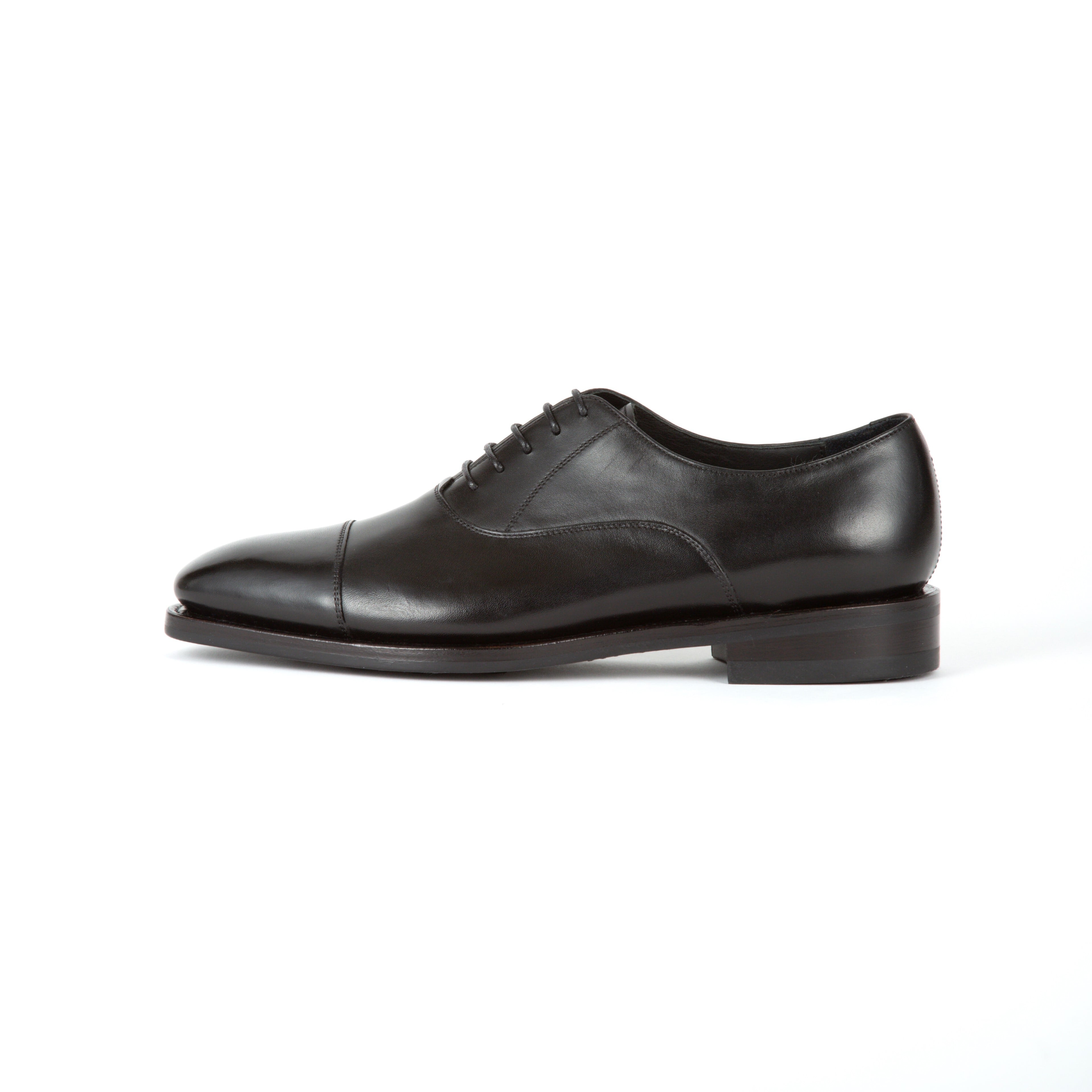 SHOEISM 02041WD [Straighttip Oxford] BLACK CALF | SHOEiSM OFFICIAL