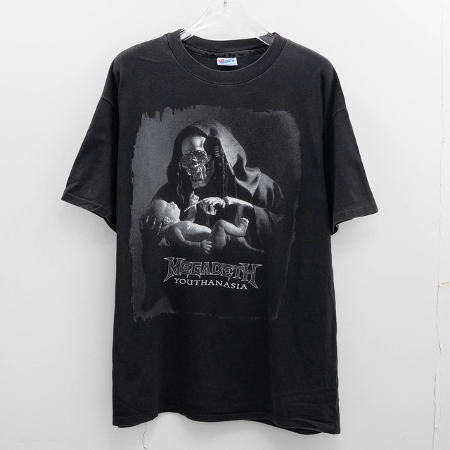 Megadeath " Youthanasia " Hanes XL【A8-266】