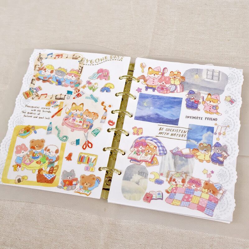 ぽてぽてきっずシール 82718 おとまりかい | てんくーどう