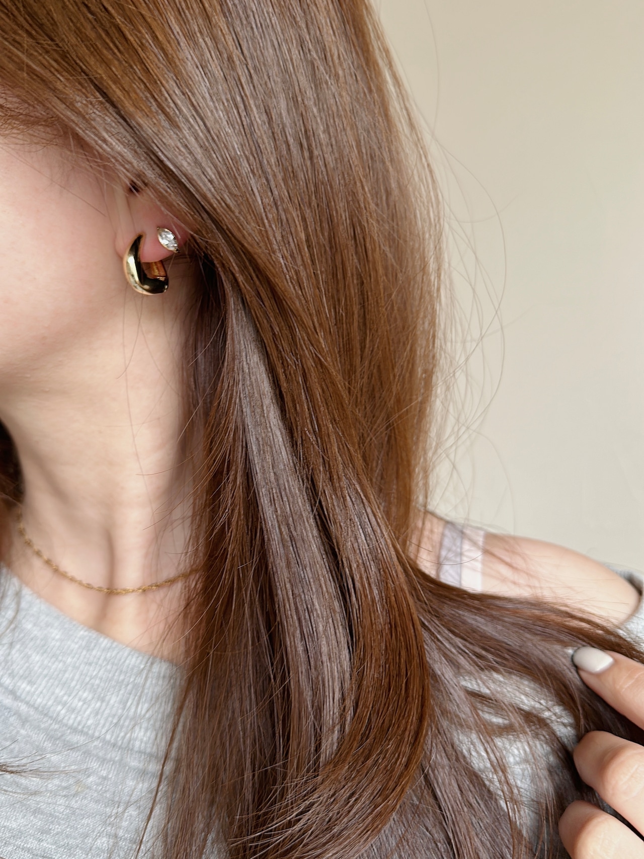 SS リキッドカーブピアス