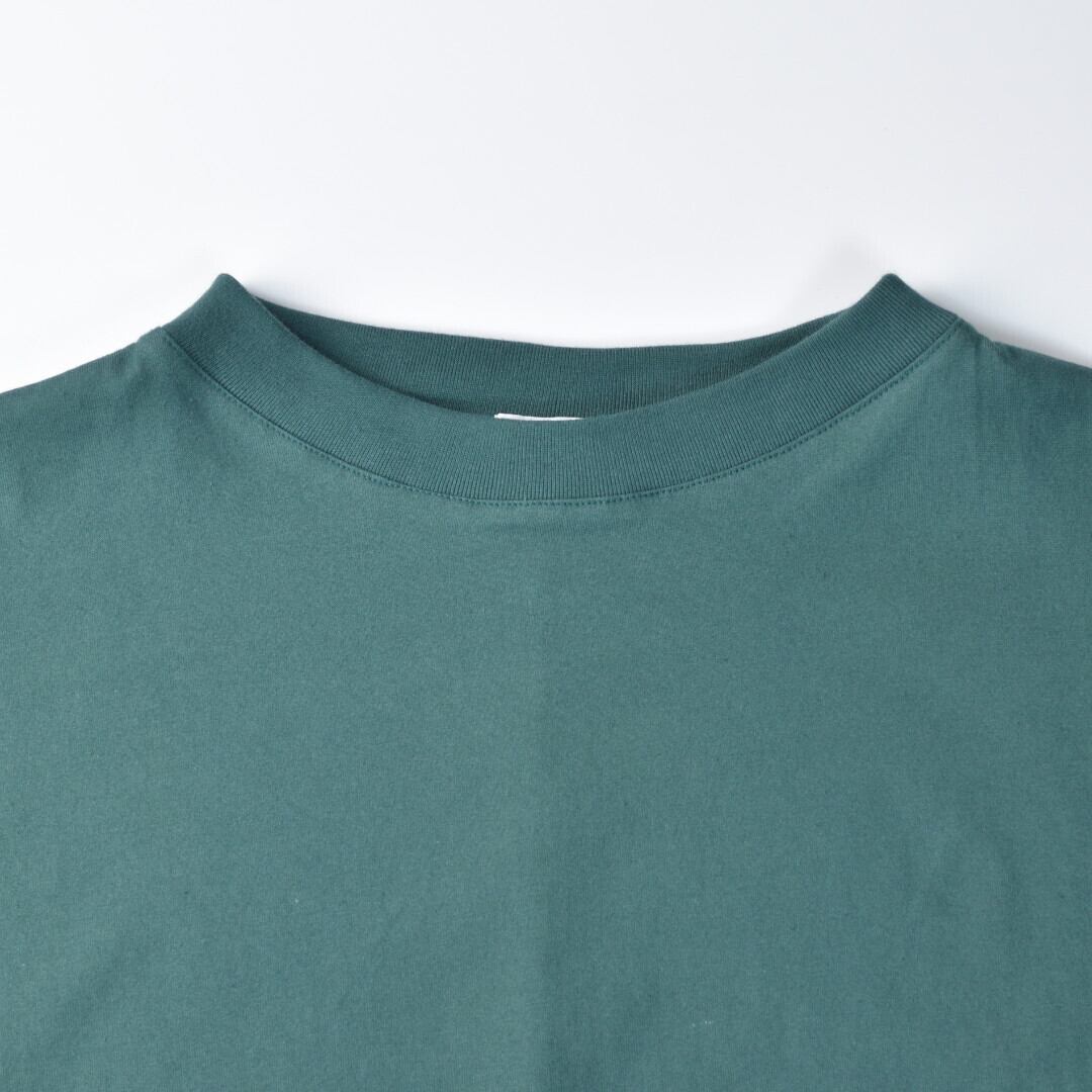 sasanqua by trees サザンカバイツリーズ バスクシャツ・グリーン 心地よい着心地で、リラックスした日々を過ごしていただけます