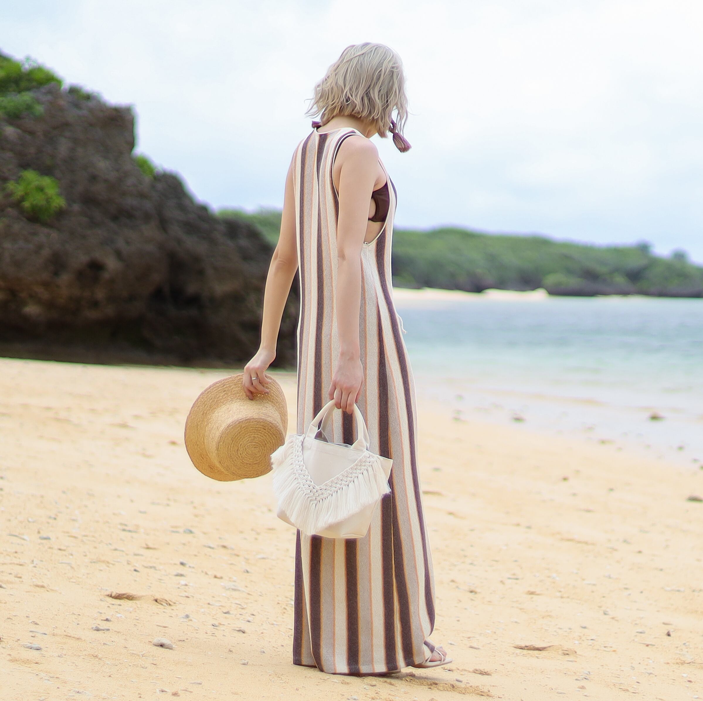 Macrame V Fringe Bag S | Sfeemy （スフィーミー）