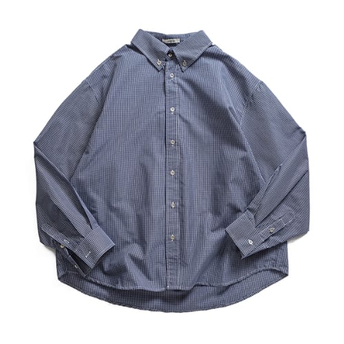 ミニチェックボタンダウンシャツ vi1536