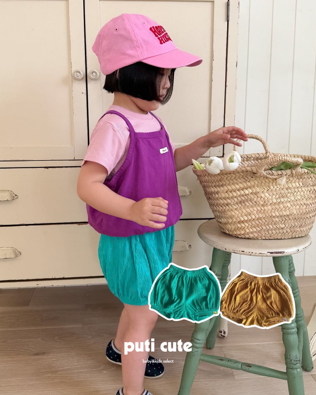 80-120 ꒰ 予約 ꒱ Confit pumpkin shorts / Tiny hiker ⸝⋆