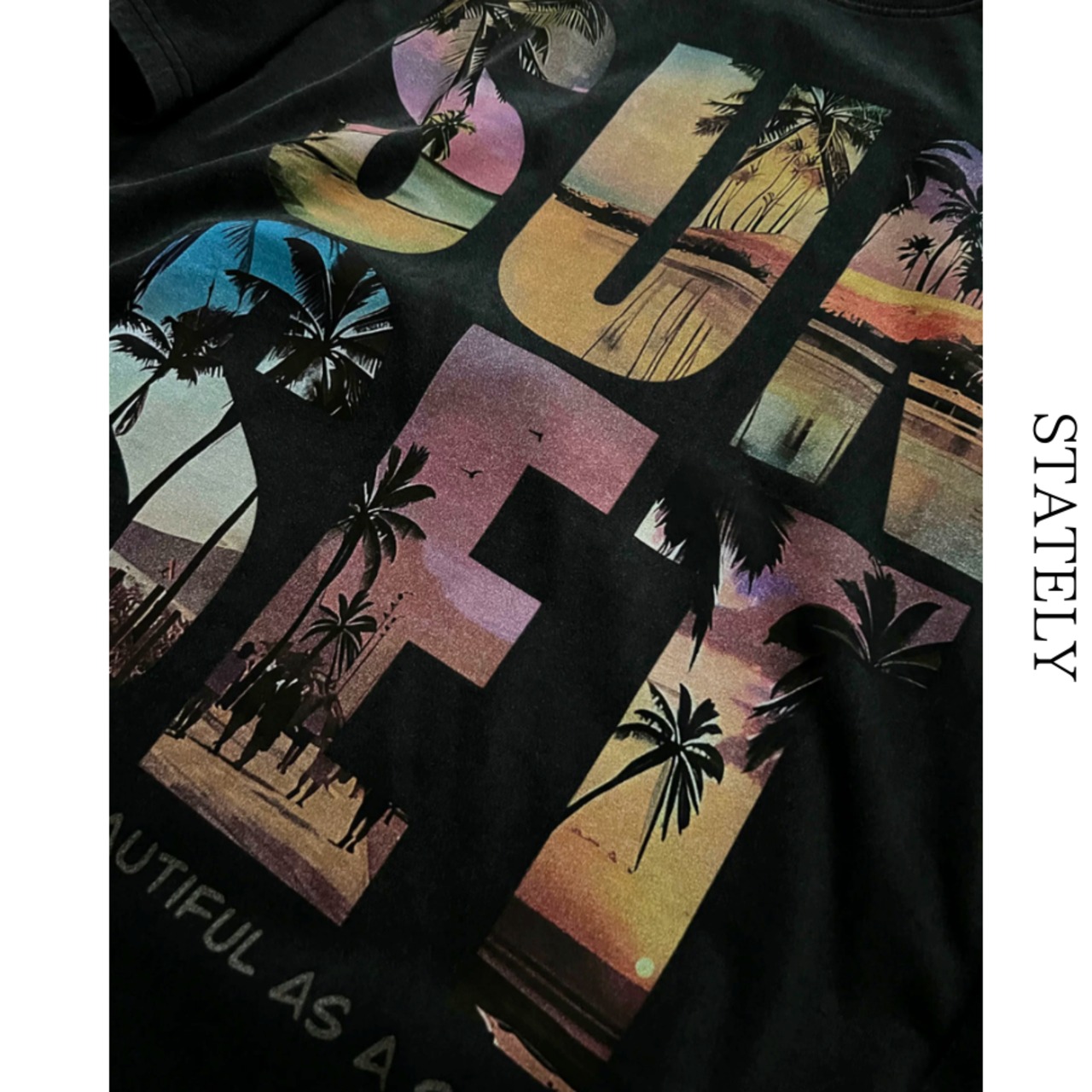 Sunset Graphic オーバーサイズTee/2color_T234・画像6