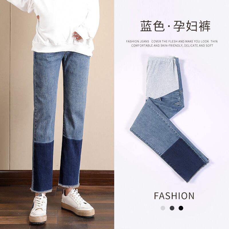 【新作】【送料無料】 マタニティカウボーイパンツ女性クリック女性の妊娠ママジーンズ出生前着用妊娠中の女性 expec58729958525