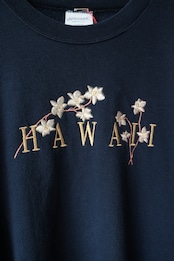 Hawaii embroidred sweat shirt