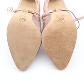 社交ダンス 衣装 スタンダード シューズ 23 1/2サイズ ピンク系 Chacott チャコット 日本製 靴 くつ ヒール レディース 光沢 ストラップ ダンスシューズ イベント ステージ パーティー 明るい