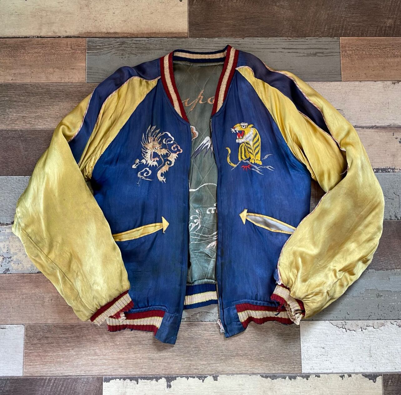 50s 両A面 スカジャン スーベニアジャケット | used&vintage clothing