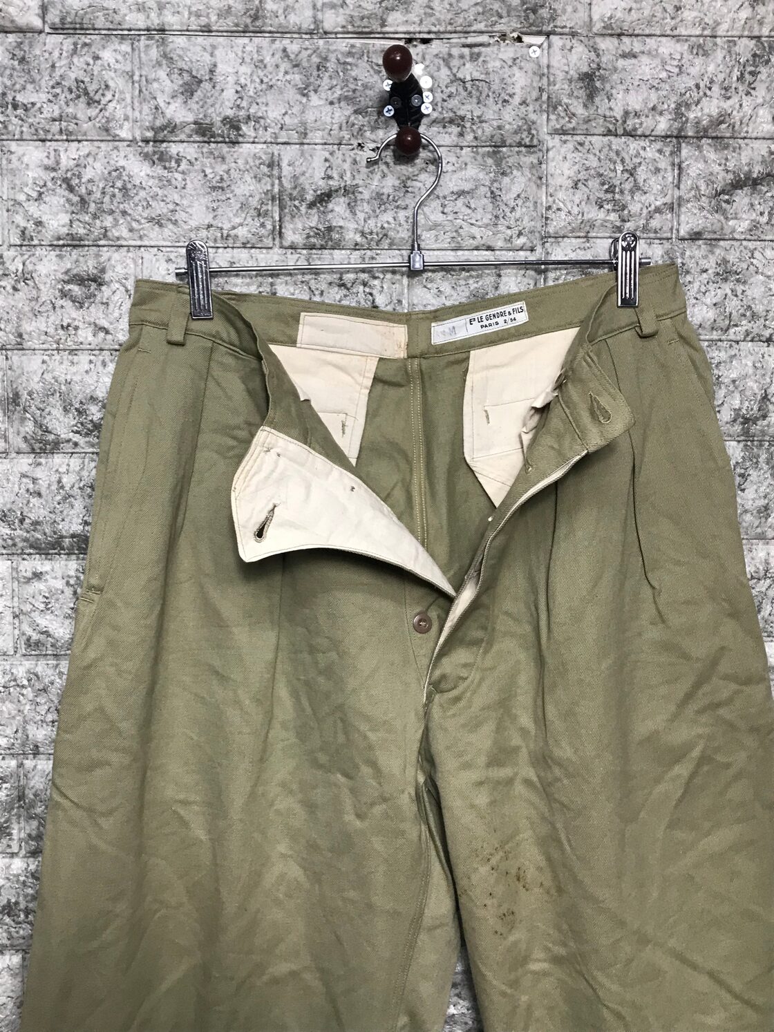本物 60s FRENCH ARMY フレンチアーミー フランス軍 M52 フィールド 