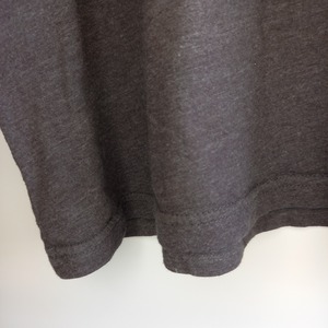 ジュラシックパーク　クルーネック　リンガーTシャツ　グレー　L