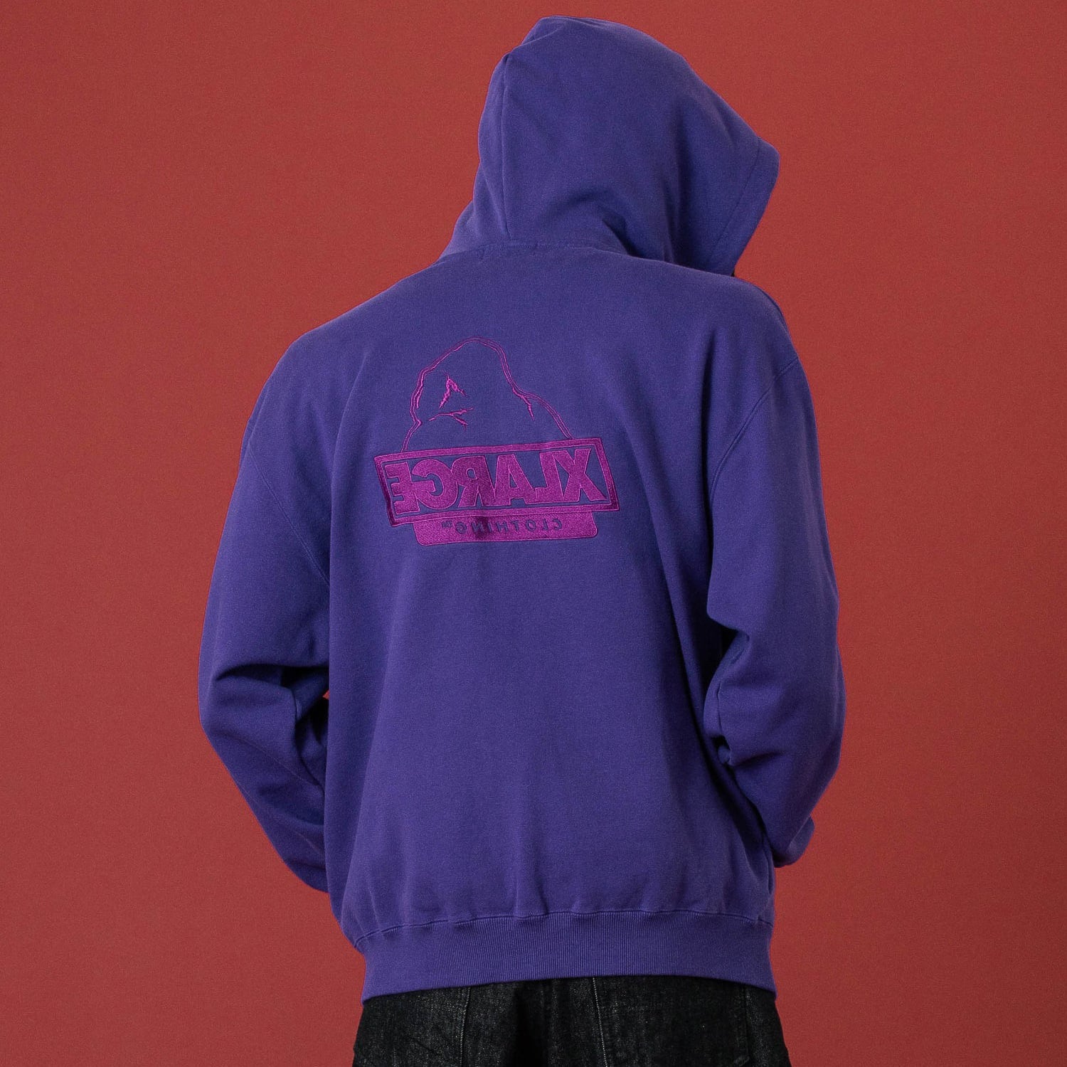 XLARGE（エクストララージ） BACKSIDE OG ZIP UP HOODED SWEATSHIRT