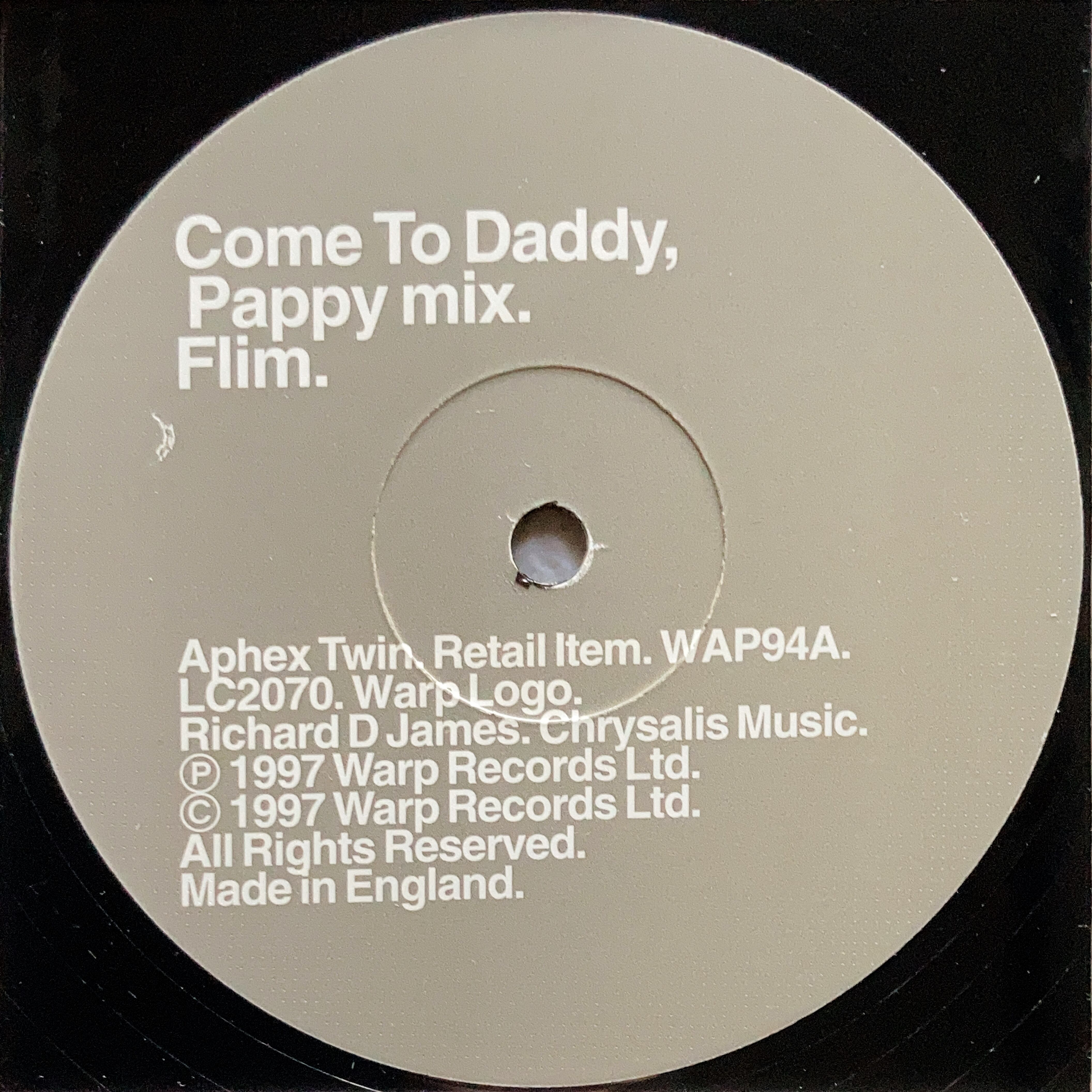12”】Aphex Twin / Come To Daddy (Warp Records) (WAP94) | cpvinyl