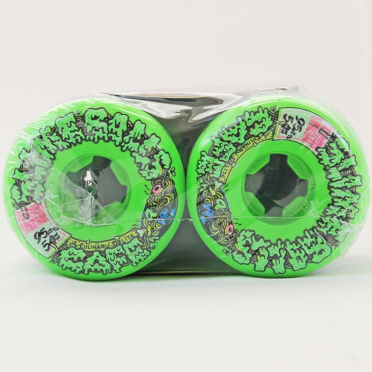 Slime Balls Double Take 54mm 95a Green & Black Skateboard Wheels