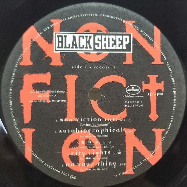 Black Sheep / Non-Fiction [314 522 685-1] - 画像3
