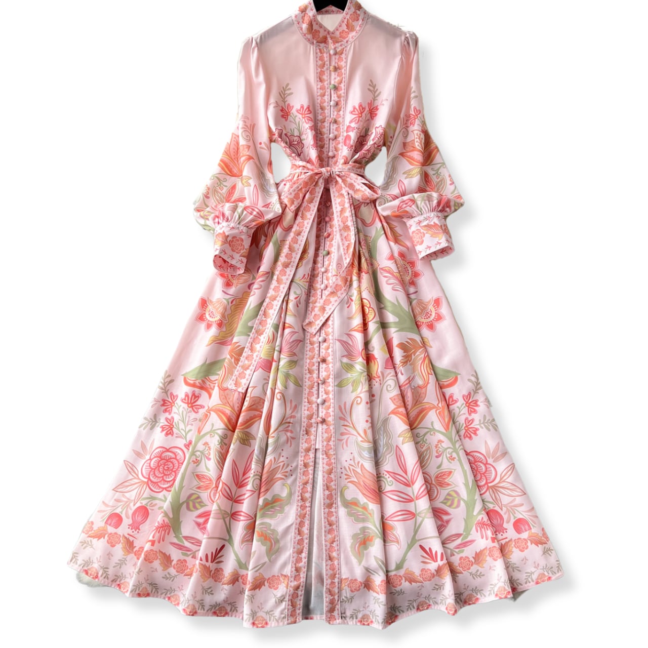 ロゼボタニカルクラシカルワンピース L1810