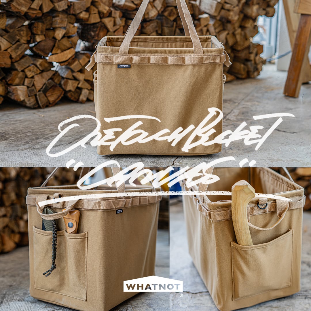 WHATNOT／ONE TOUCH BUCKET帆布（HD仕様） | WHATNOT HARDWEAR STORE