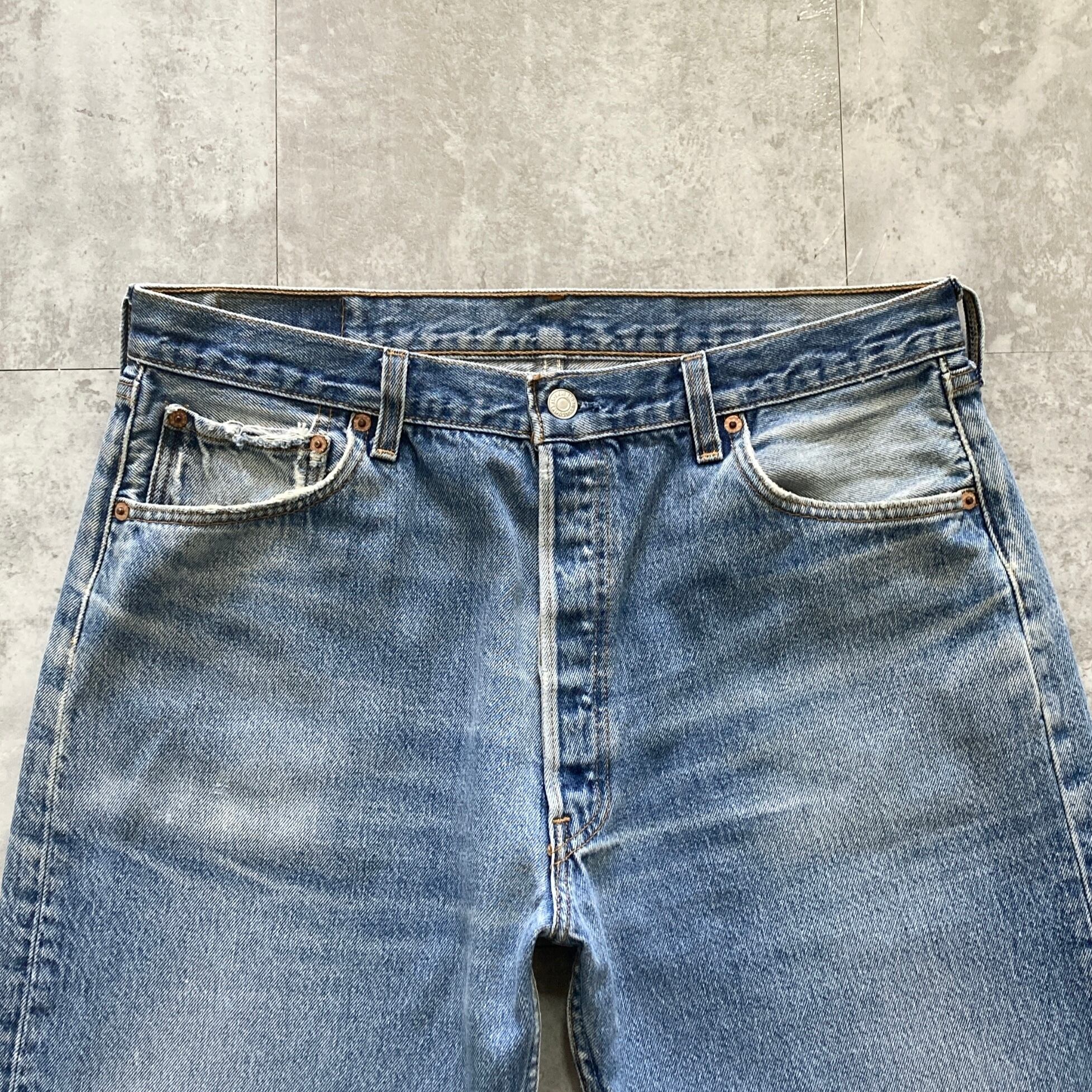 W38 L34】90s US.Levis 501 リーバイス ボールドウィン工場(653
