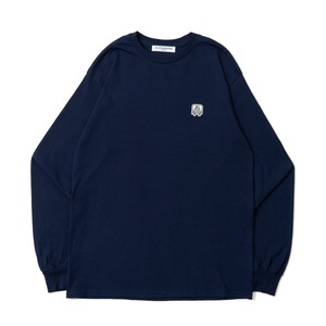 ALPSDR LOGO PATCH LS TEE / NAVY