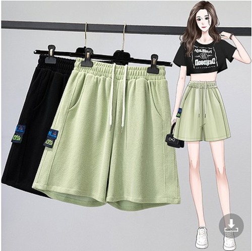 【大きいサイズM-4XL】ファッション/人気半ズボン♪ブラック/グリーン2色展開◆#seaoio-293727