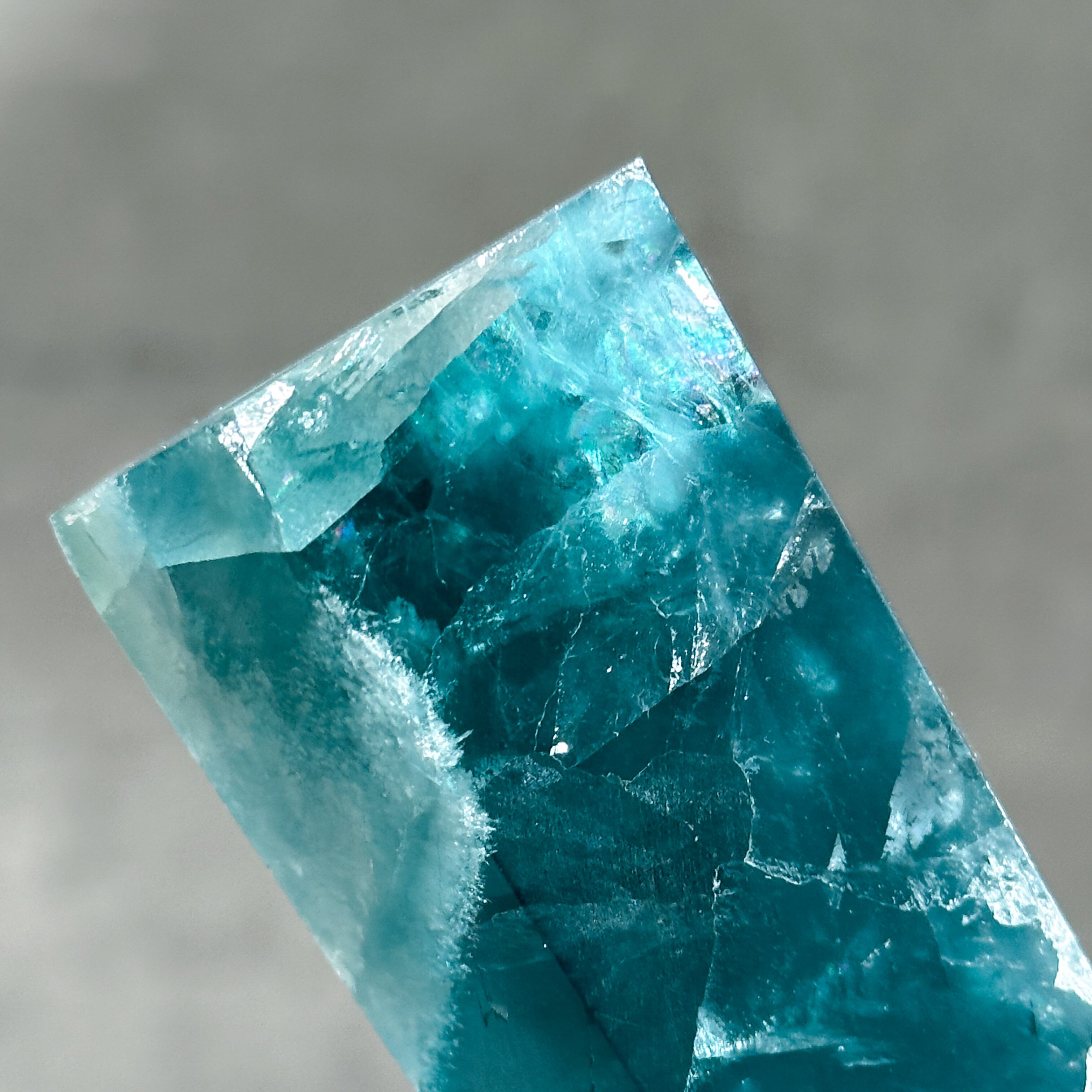 ブルーフローライト タワー型23 ◇ Fluorite ◇天然石・パワーストーン