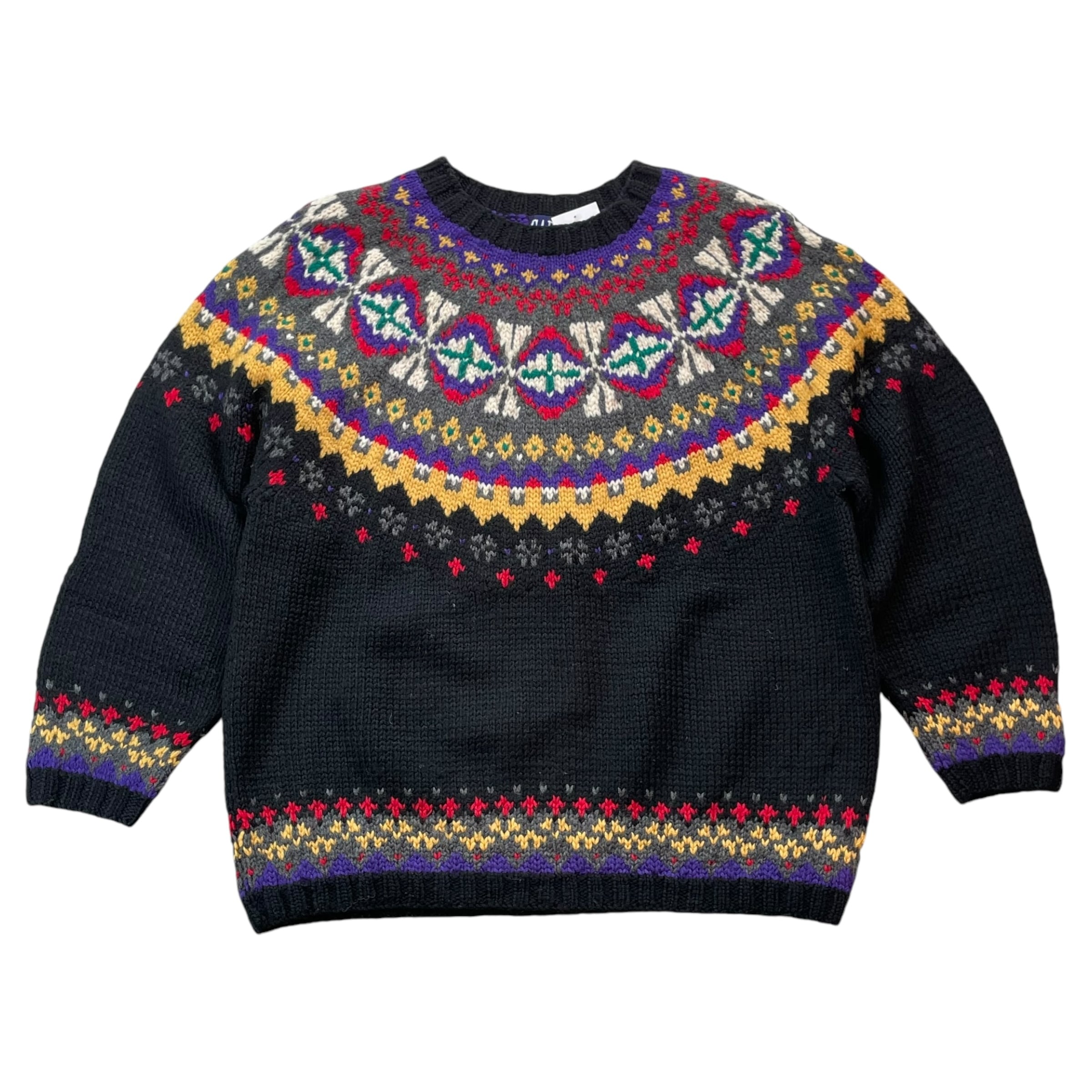 90s GAP wool nordic knit