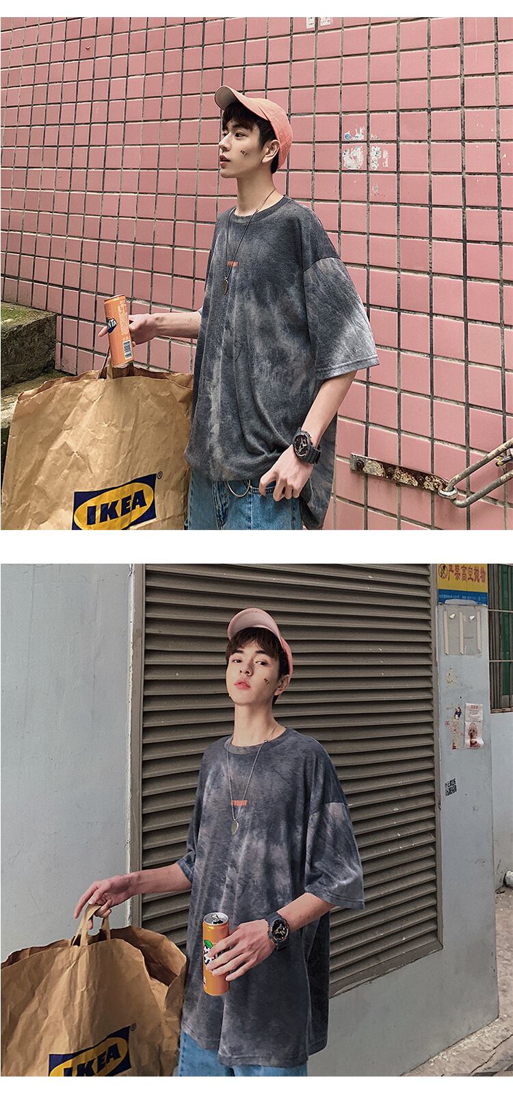 全3色 Tシャツ カットソー タイダイ カジュアル おしゃれ