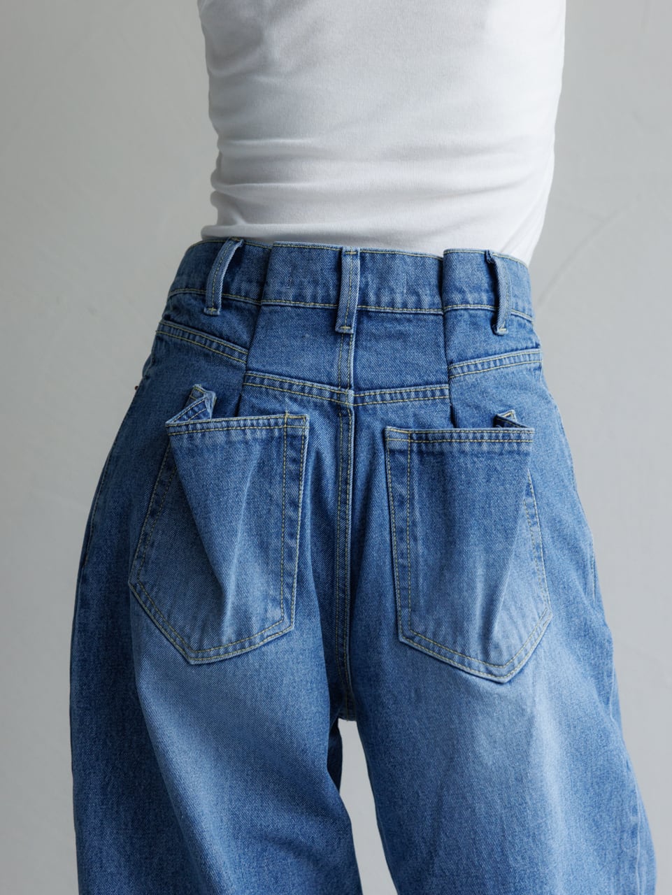 7/20（月・祝）21:00〜販売開始!!】Tucked Denim Pants タックデニム
