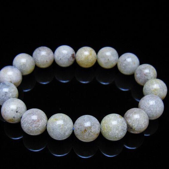 ホワイトガーデンファントムクォーツ ブレスレット 12mm 一点物 [M便 1/10] 111-42473