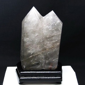 3.7Kg 水晶 六角柱 ダブルポイント 台座付属  162-235