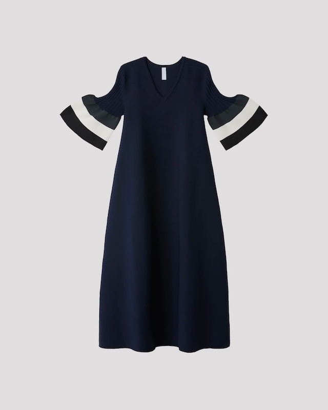 【CFCL】POTTERY SHORT BELL SLEEVE FLARE DRESS