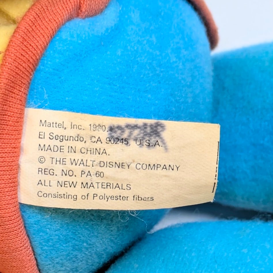 ☆VINTAGE 1990☆ 【 DISNEY / ディズニー ミッキーマウス ( Mickey Mouse ) 】Mickey Mouse Face Lights Up Bedtime doll / パジャマミッキー / ぬいぐるみ / plush toy 〚アメリカン雑貨 アメトイ〛