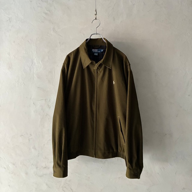-Polo by Ralph Lauren- smooth poly swing top khaki