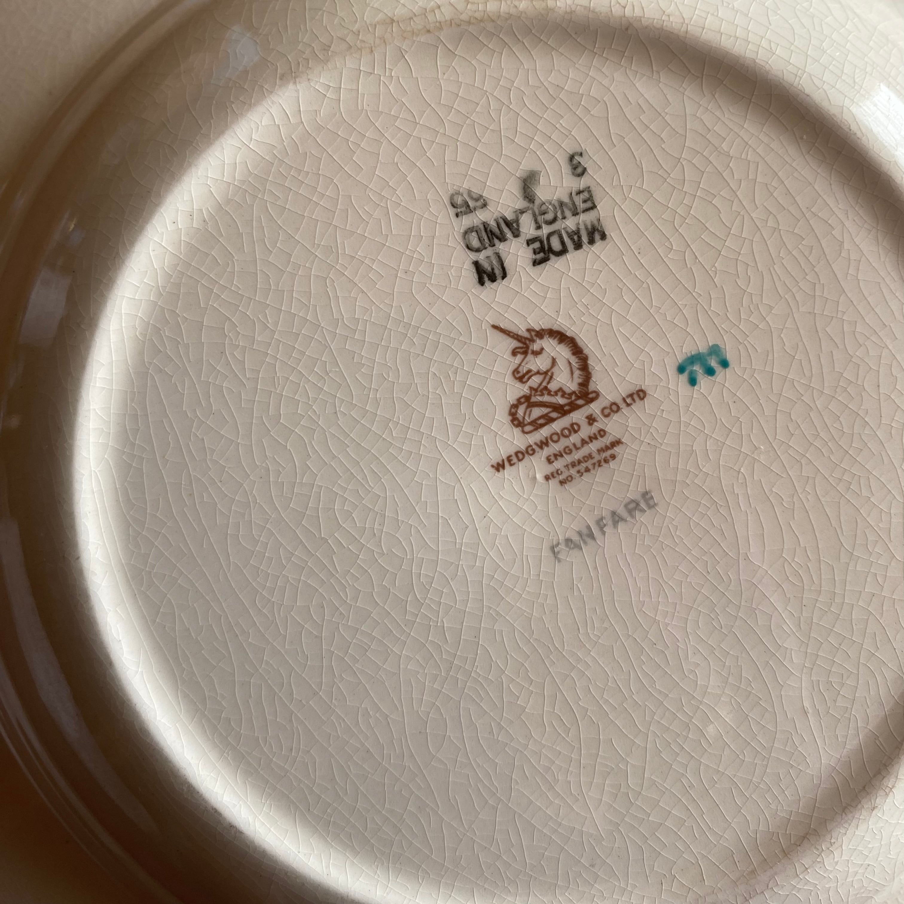 淡い花柄のスープ皿 | Say it with Lucy's