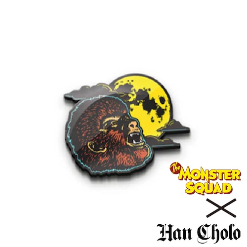 【HANCHOLO/ハンチョロ×モンスター・スクワッド】WOLFMAN E PIN GITD ピンバッチ / / 14401