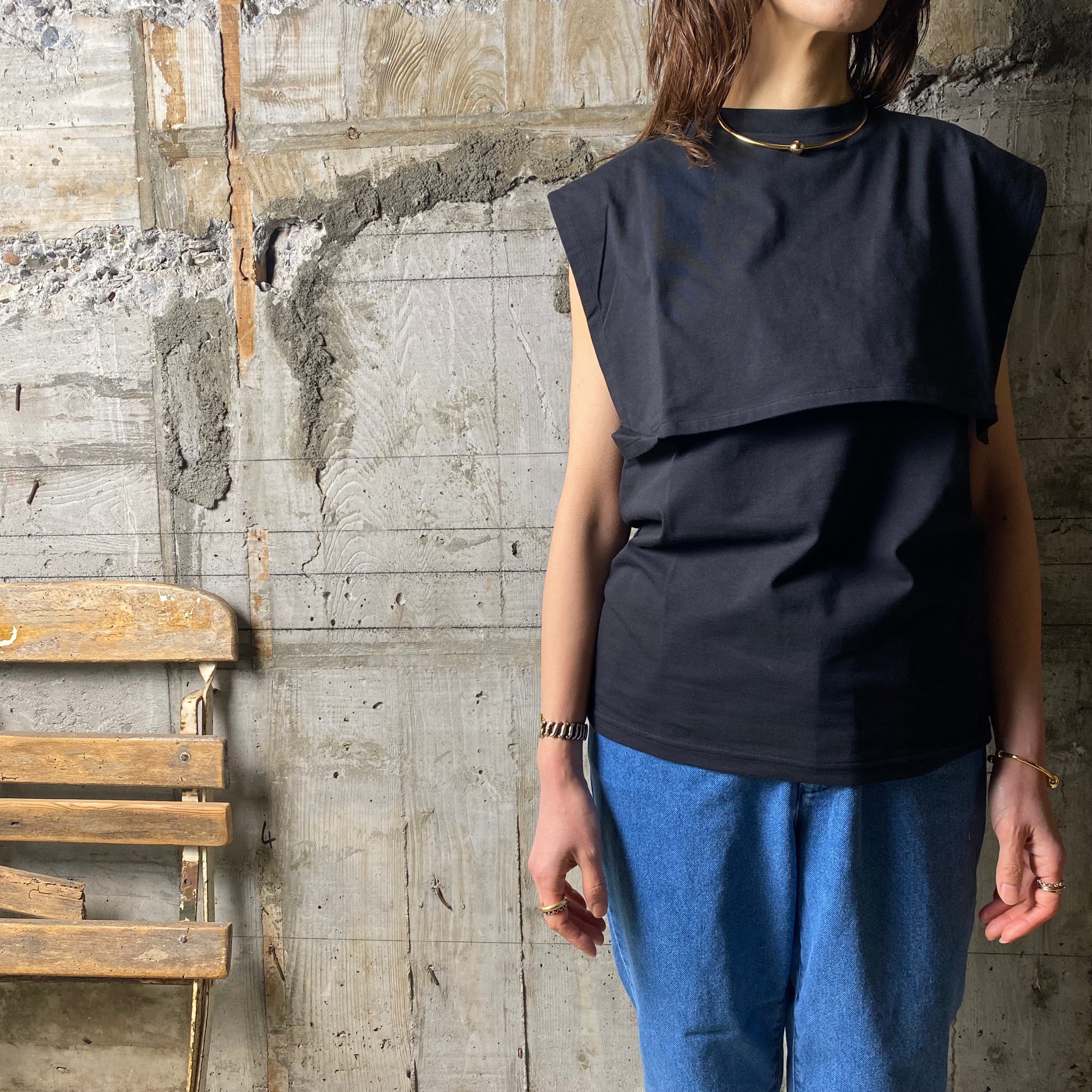 HYKE【ハイク】 CORDURA SLEEVELESS TEE (12348 /BLACK). | glamour online