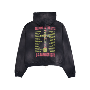 [UNDERMYCAR] SLAYER Undermycar Seasons In The Abyss Vintage Washed Zipped Hoodie Black 正規品 韓国ブランド 韓国通販 韓国代行 韓国ファッション アンダーマイカー 日本 店舗