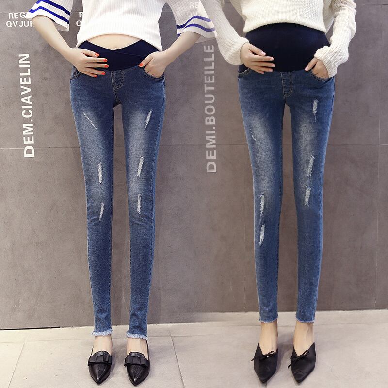 【新作】【送料無料】 マタニティパンツ春の薄いパンツマタニティジーンズマタニティウェア スプリング 春物 AL expec361427707477