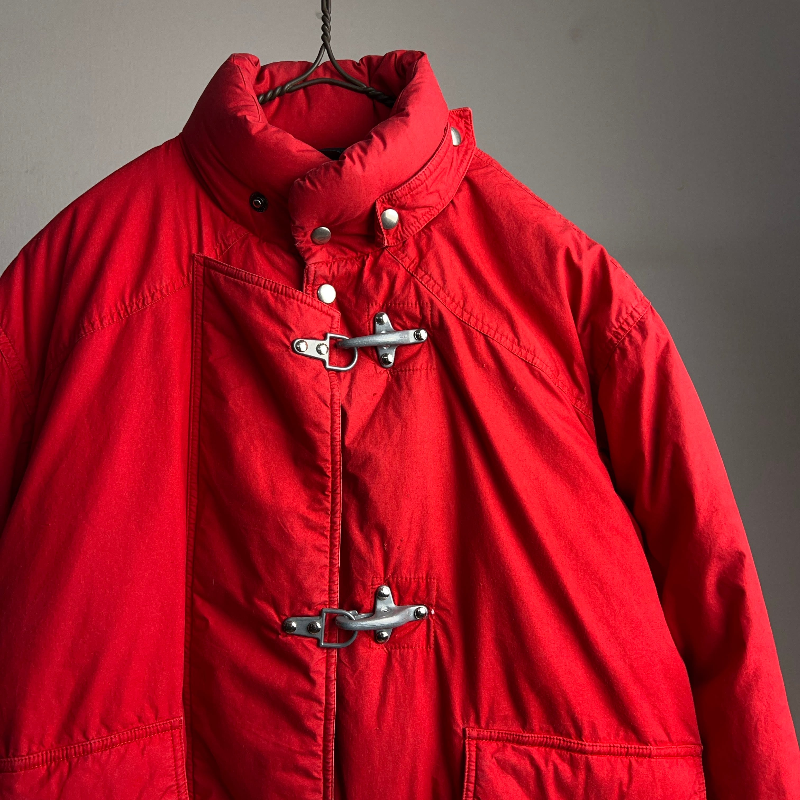 90's Polo by Ralph Lauren Fireman Down Jacket 90年代 ポロラルフローレン ファイヤーマン  ダウンジャケット 赤 レッド【1000A883】【送料無料】