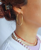 チタンフープピアス-40mm/026031