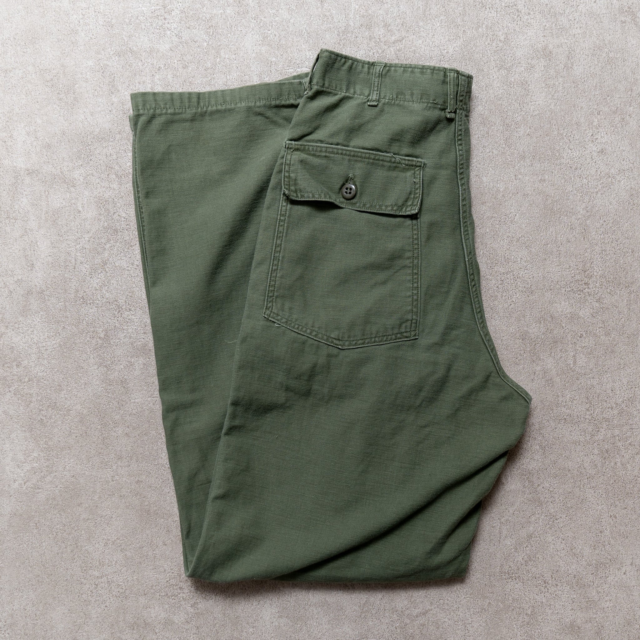 30×35】U.S.Army Utility Trousers OG-107 実物 米軍 ベイカーパンツ