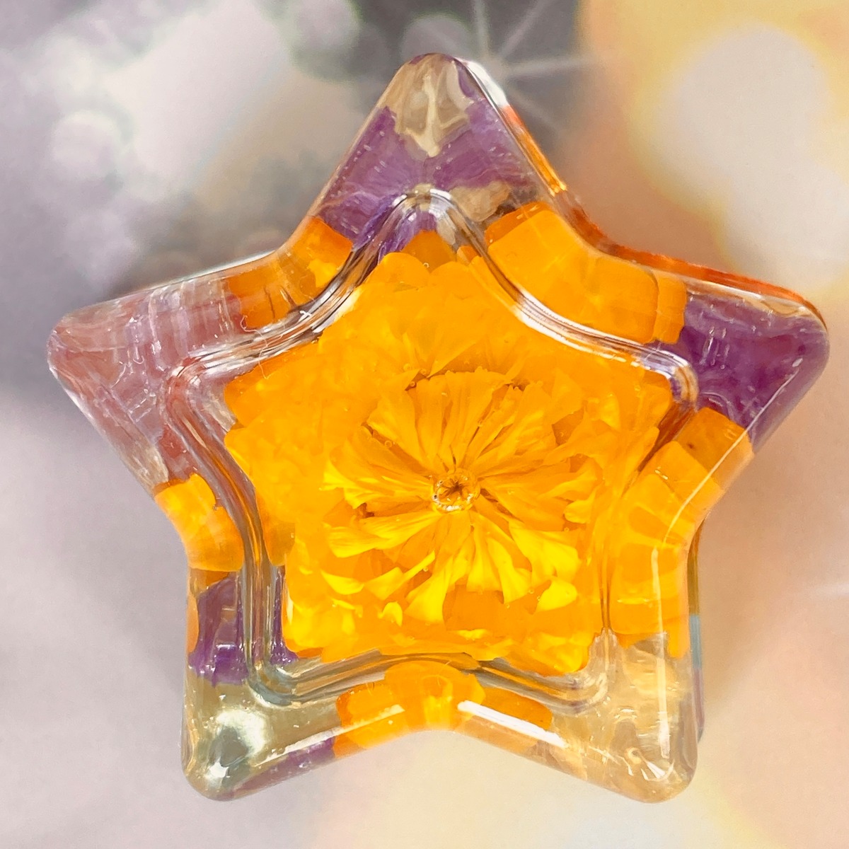 幸運引き寄せ♡オルゴナイト 星 花 StarFlower | NaNaLaオルゴナイト