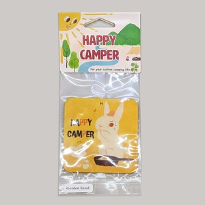 【HAPPY CAMPER】エアフレッシュナー　「ウサギキャンパー」　シトラスの香り
