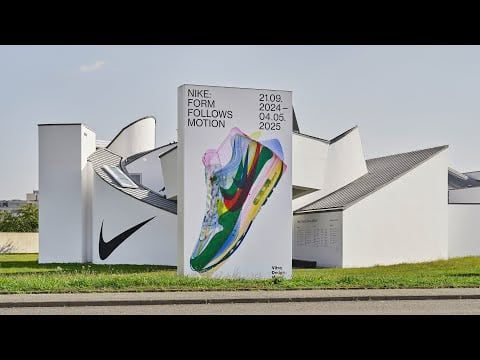 Exhibition poster: »Nike: Form Follows Motion« Vitra Design Museum