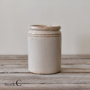 Stoneware Jam Jar 【C】/ 絵になる陶器のジャムポット / 2208W-001C