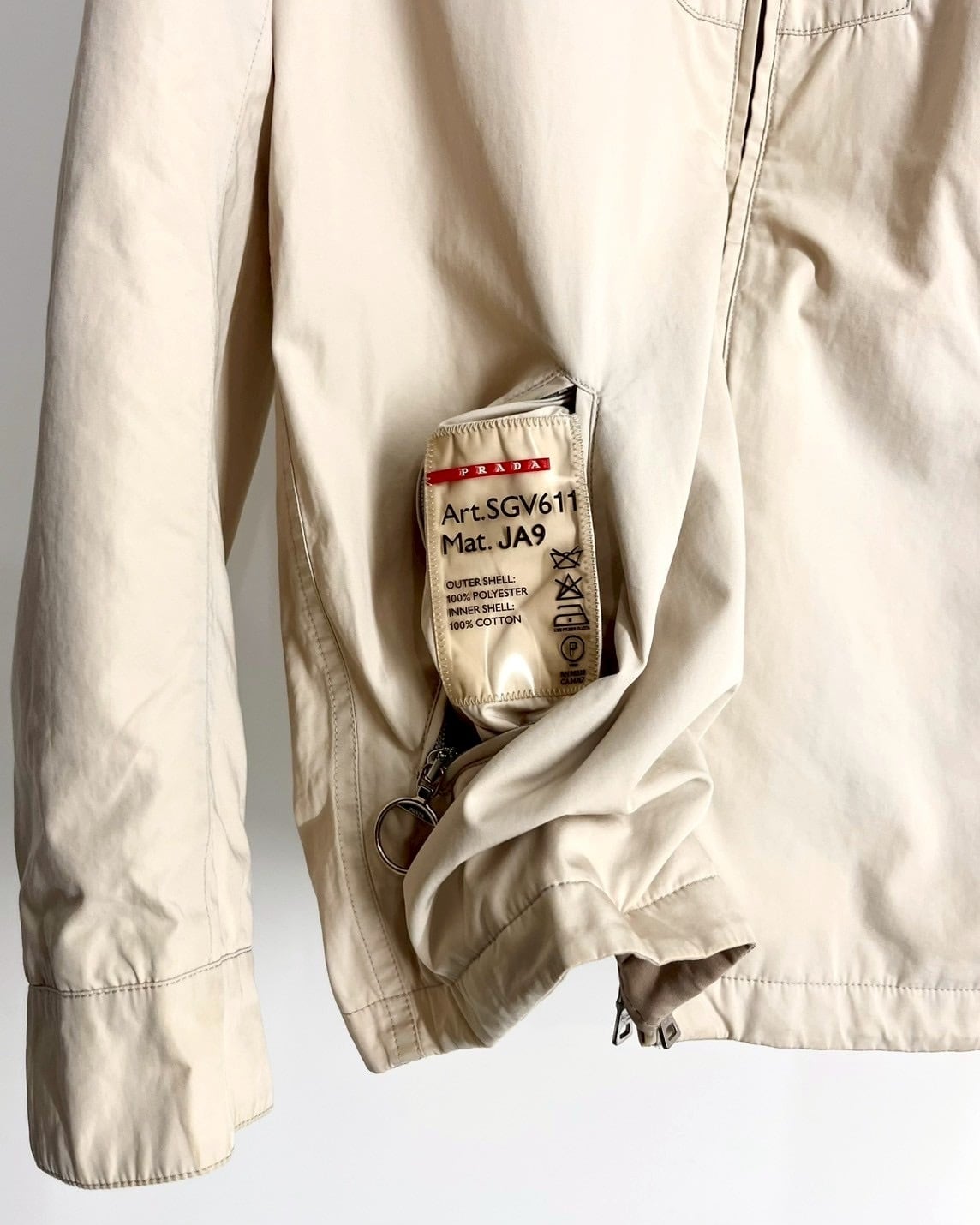 PRADA SPORT Double Zip-up Reversible Mountain Parka 